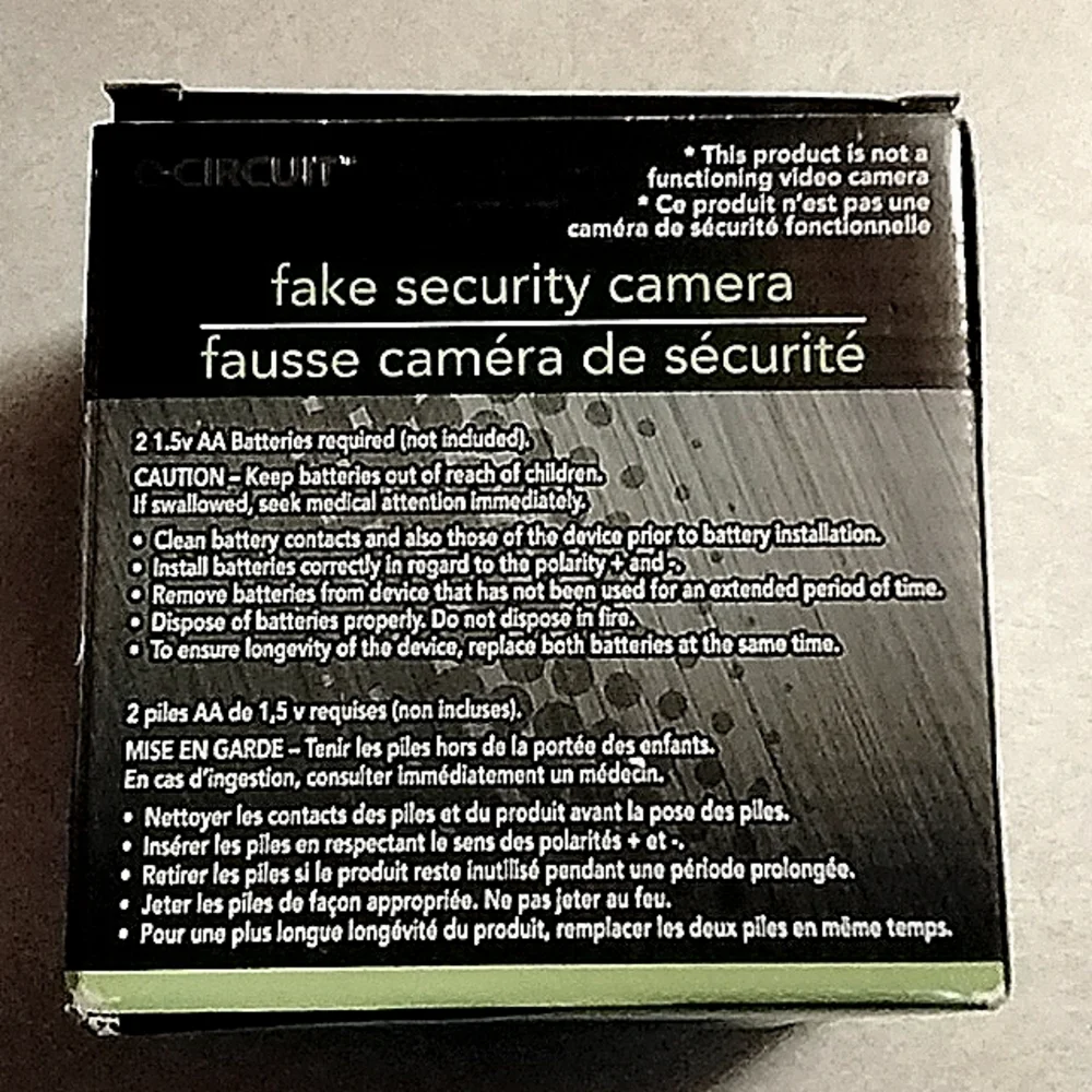 FAKE SECURITY CAMERA